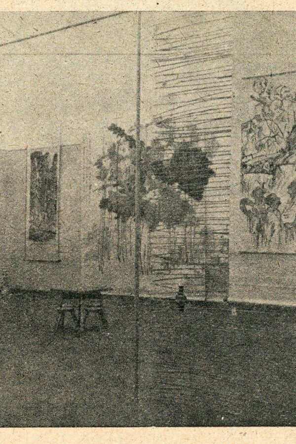 Reprodukce z časopisu: Blok, časopis pro umění, ročník II, č. 1, Brno 1947, Blok Informace o kulturní práci, s. 1